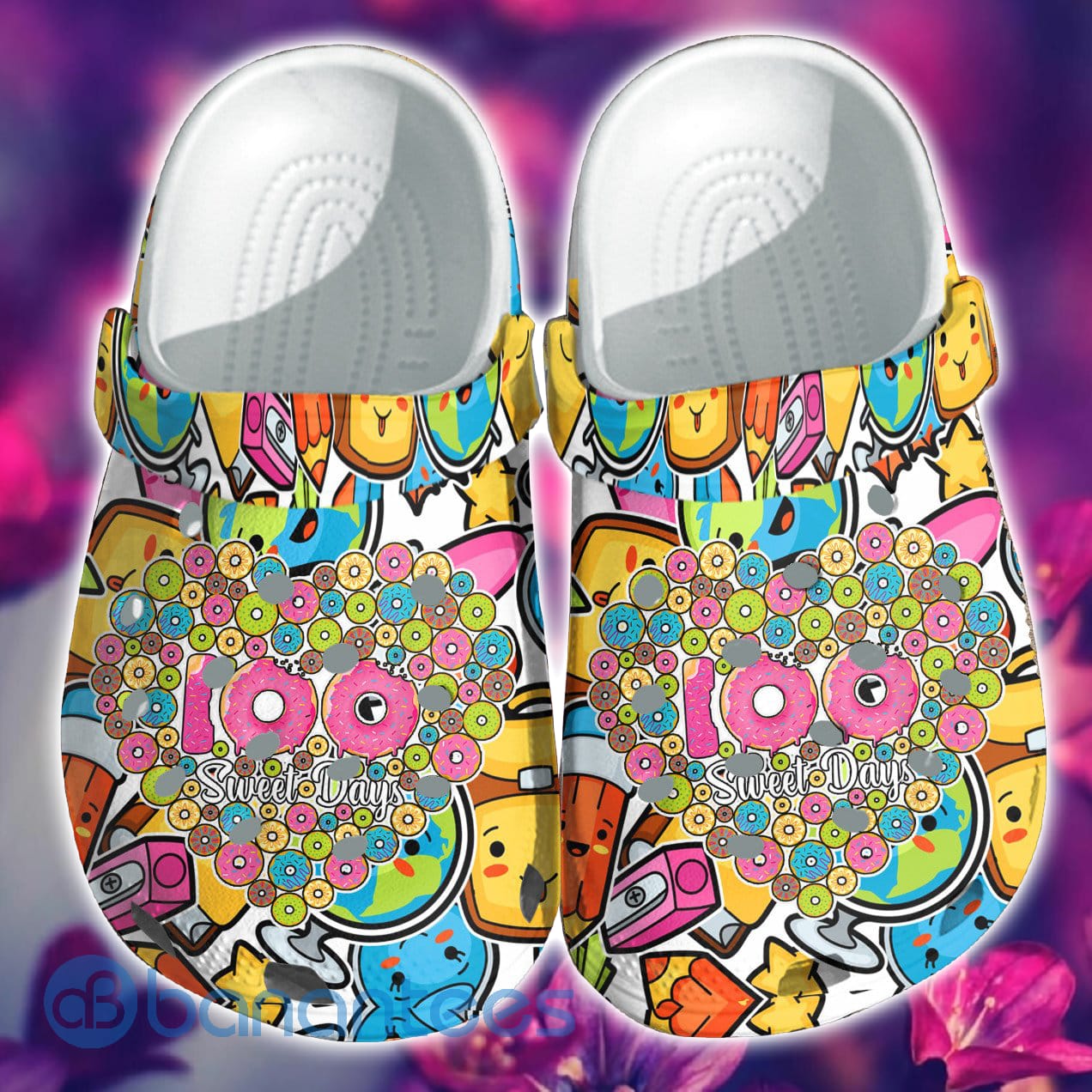 100 Sweet Day Colorful Clog Shoes For Men And Women