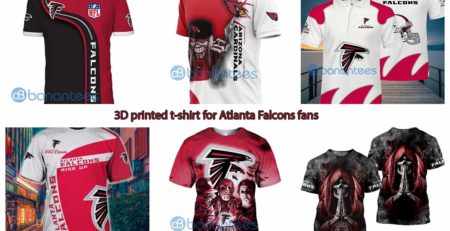 3D printed t-shirt for Atlanta Falcons fans