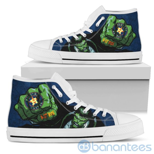 3D Hulk Punch Houston Astros High Top Shoes Product Photo