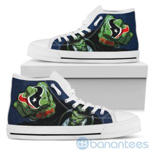 3D Hulk Punch Houston Texans High Top Shoes Product Photo