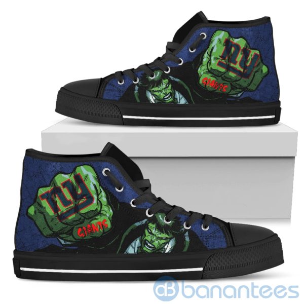 3D Hulk Punch New York Giants High Top Shoes Product Photo