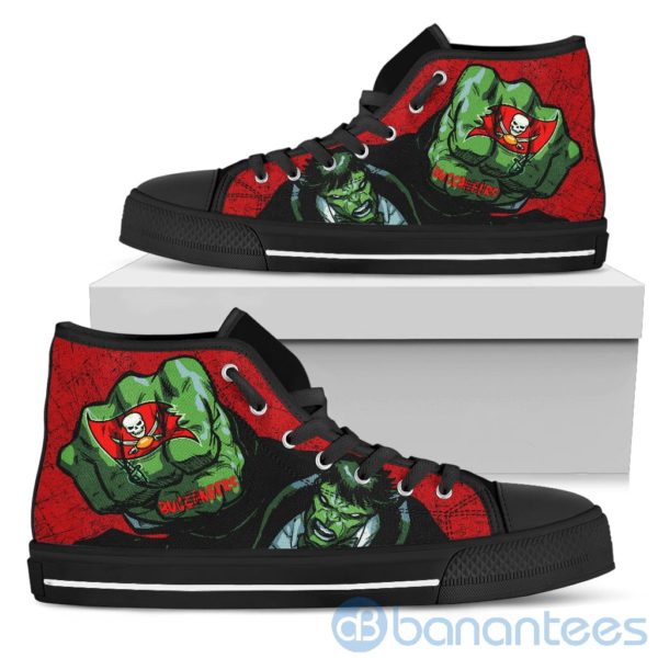 3D Hulk Punch Tampa Bay Buccaneers High Top Shoes Product Photo