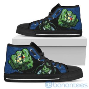 3D Hulk Punch Toronto Blue Jays High Top Shoes Product Photo