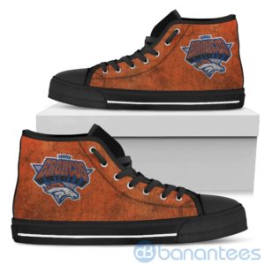 3D Printed Logo Denver Broncos High Top Shoes Product Photo