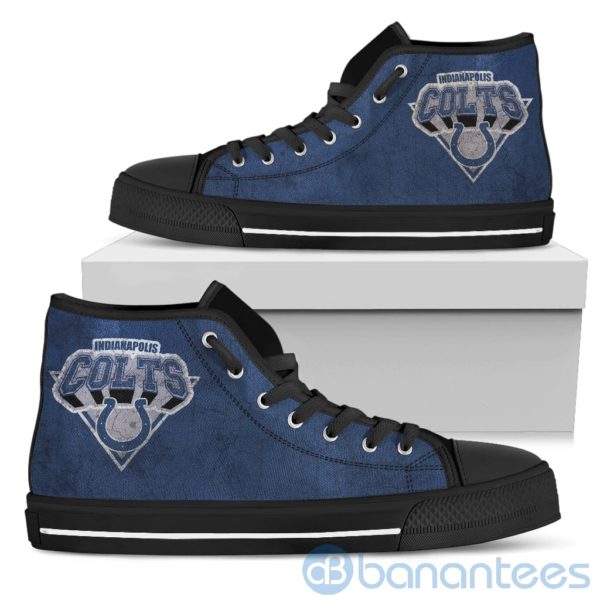3D Printed Logo Indianapolis Colts High Top Shoes Product Photo