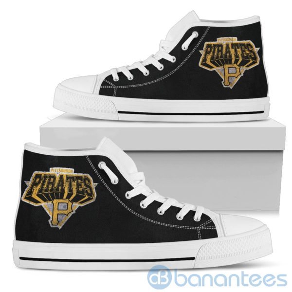 3D Printed Logo Pittsburgh Pirates High Top Shoes Product Photo