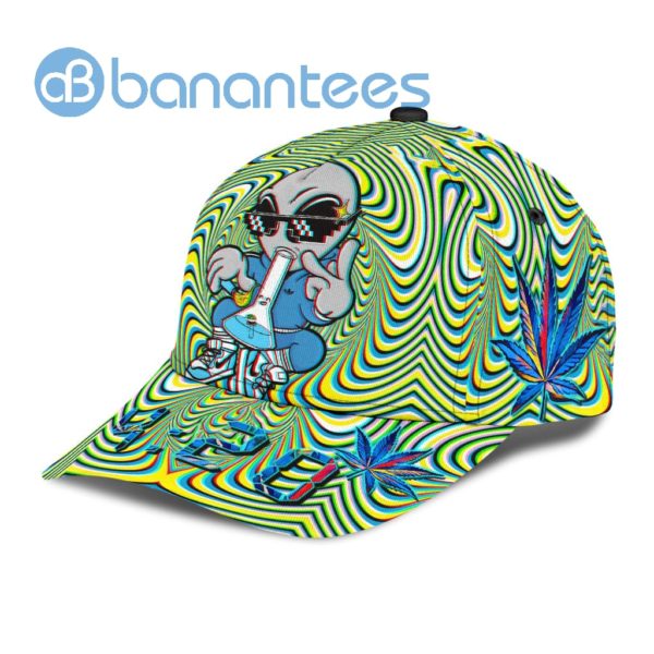 420 Magical Color Weed Leaf Full Printed 3D Cap Product Photo