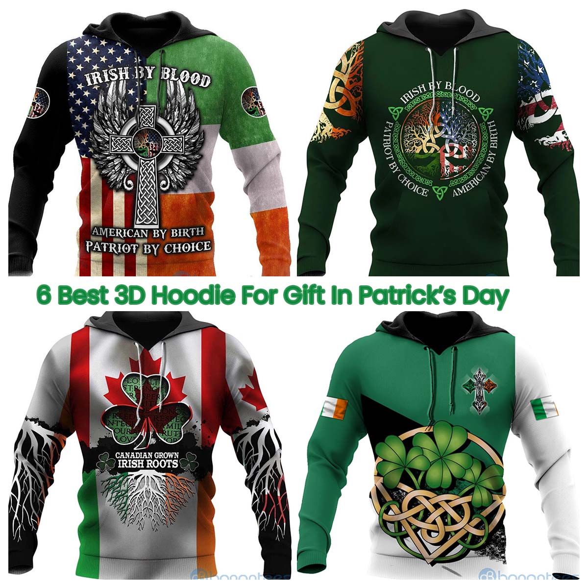 6 Best 3D Hoodie For Gift In Patrick’s Day