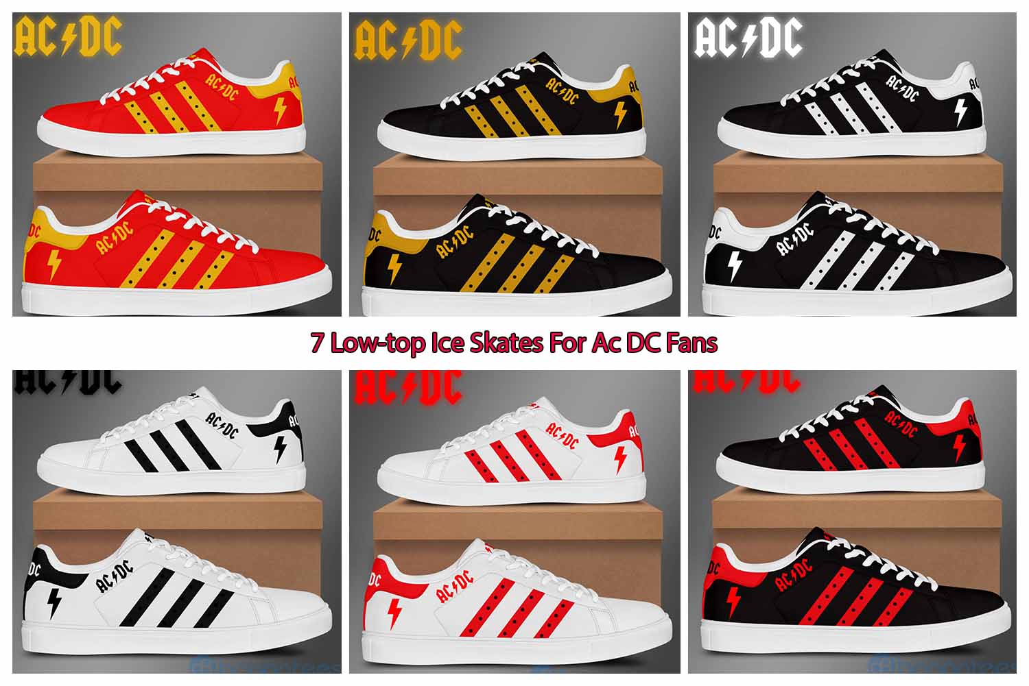 7 Low-top Ice Skates For Ac DC Fans