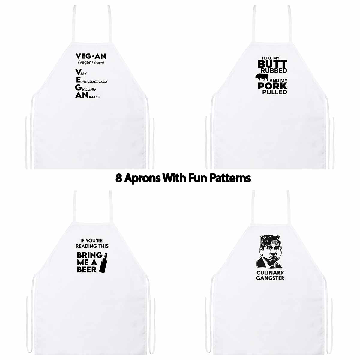 8 Aprons With Fun Patterns