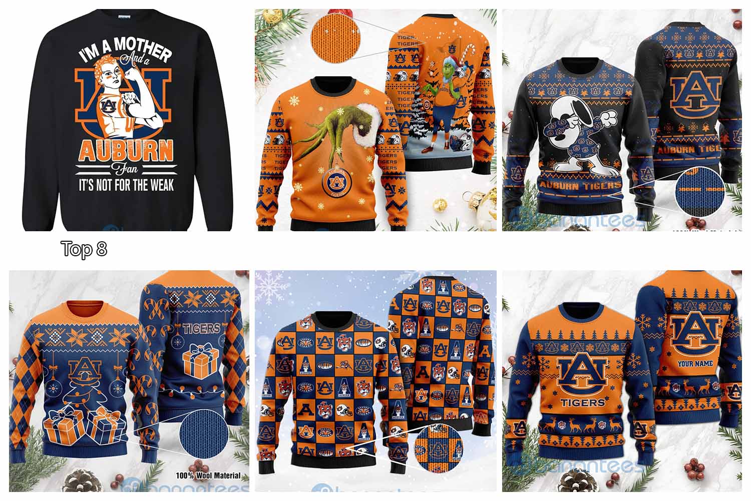 Auburn University Football Sweatshirt for Fans Who Love Auburn