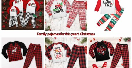 Family pajamas for this year’s Christmas