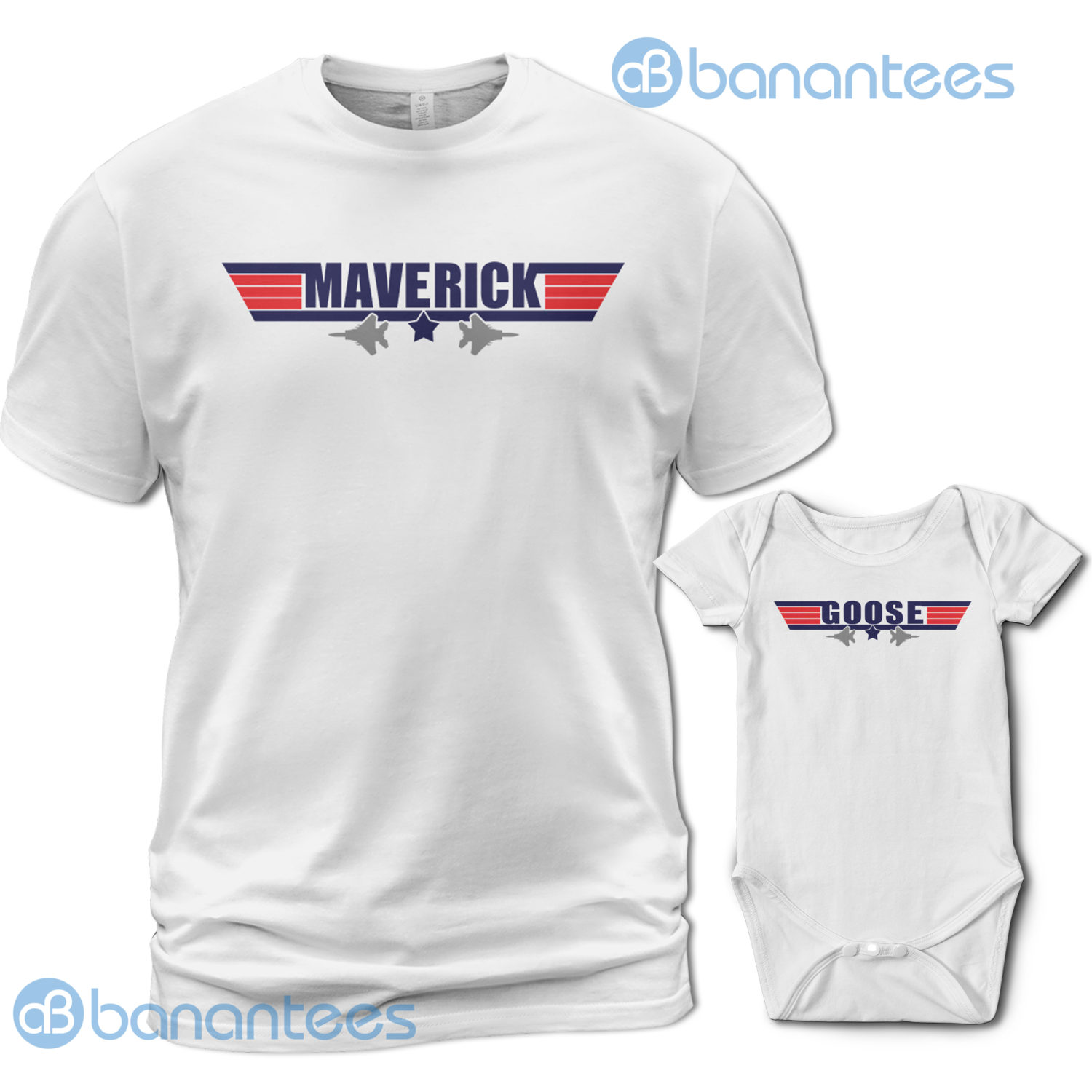 Maverick And Goose Father's Day Matching Shirt