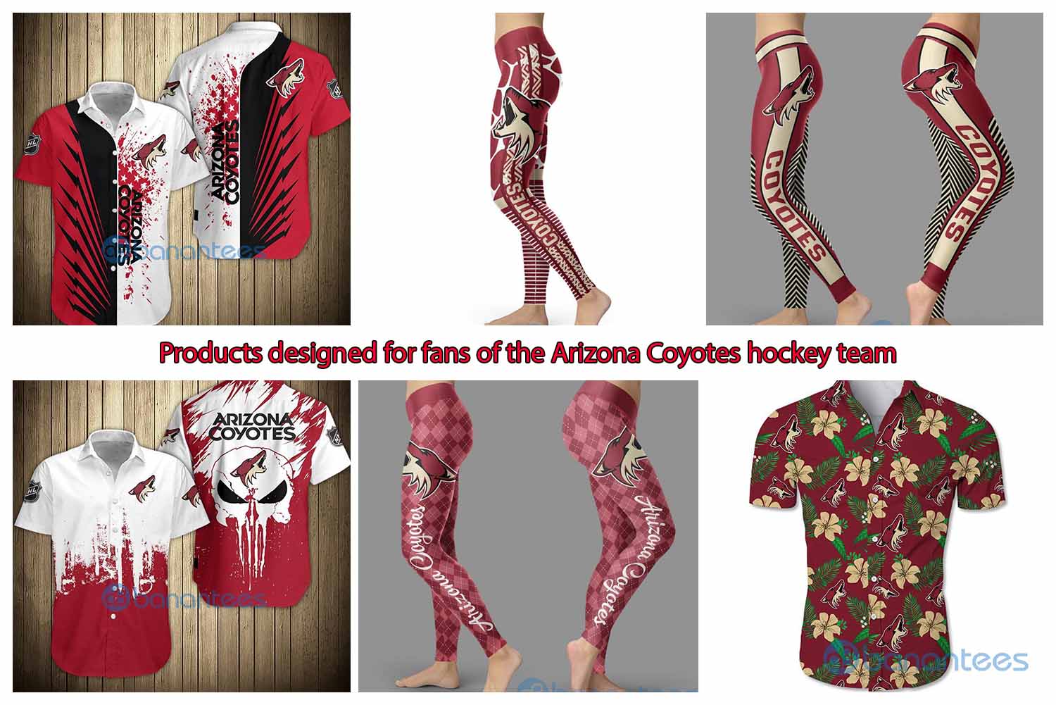 Products designed for fans of the Arizona Coyotes hockey team