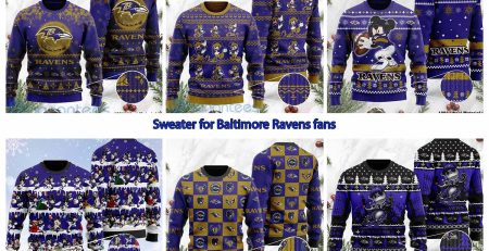 Sweater for Baltimore Ravens fans