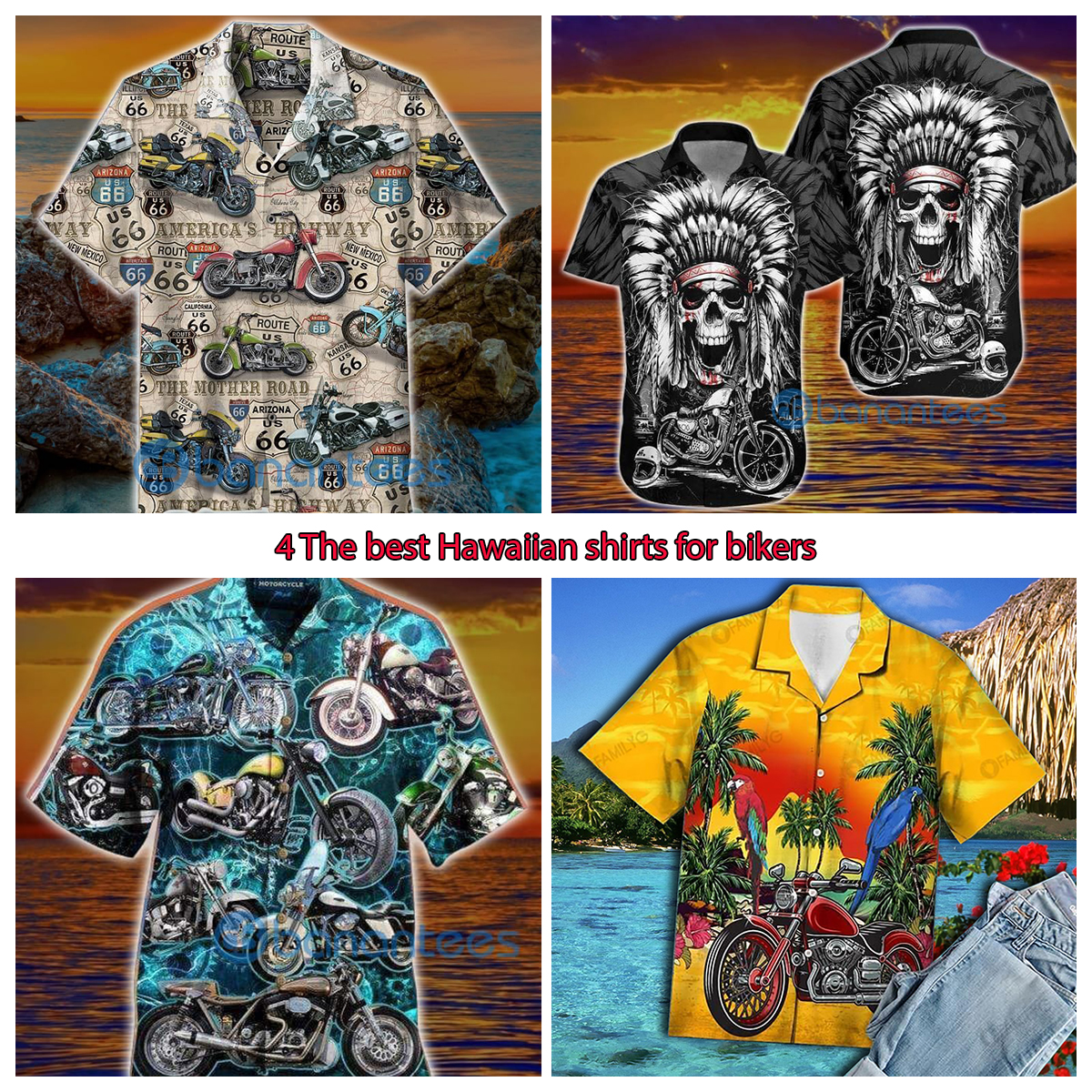 The best Hawaiian shirts for bikers