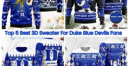 Top 5 Best 3D Sweater For Duke Blue Devils Fans