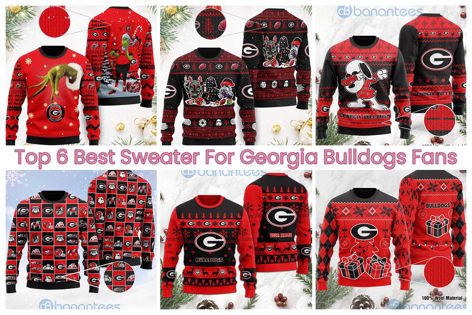 Top 6 Best Sweater For Georgia Bulldogs Fans