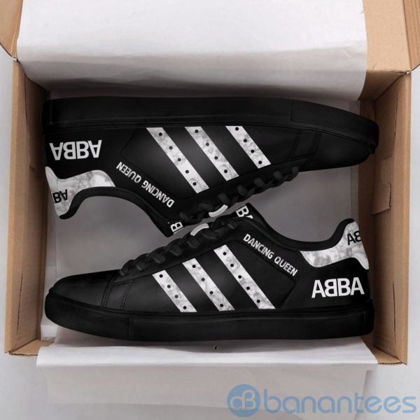 Abba Dancing Queen Black Low Top Skate Shoes Product Photo