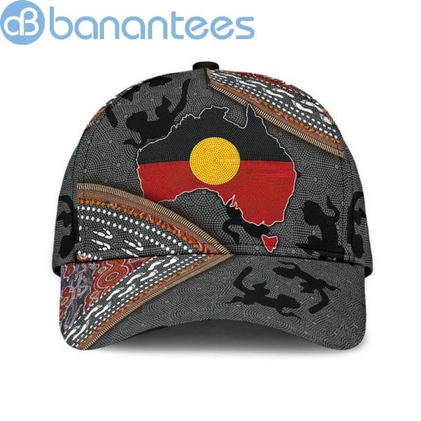 Aboriginal Dots Zip Pattern Printed All Over Printed 3D Cap Product Photo