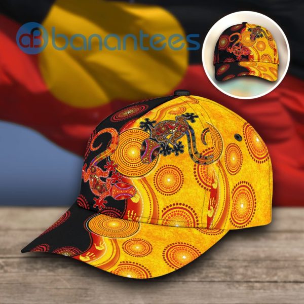 Aboriginal Lizards And The Sun All Over Printed 3D Cap Product Photo
