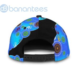 Aboriginal Naidoc Week Blue Turtle Lizard All Over Printed 3D Cap Product Photo