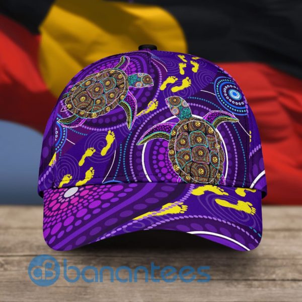 Aboriginal Purple Turtles Australia Indigenous All Over Printed 3D Cap Product Photo