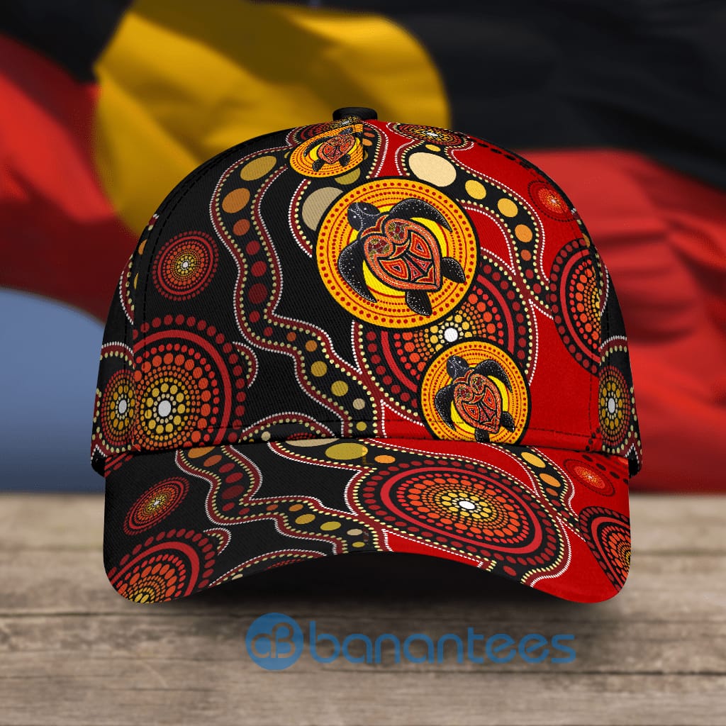 Aboriginal Turtles Australia Indigenous All Over Printed 3D Cap