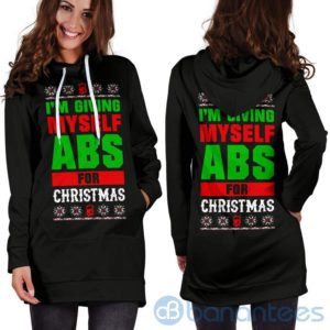 Abs For Christmas Hoodie Dress For Women Product Photo