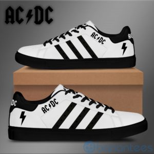 Acdc White Low Top Skate Shoes Product Photo