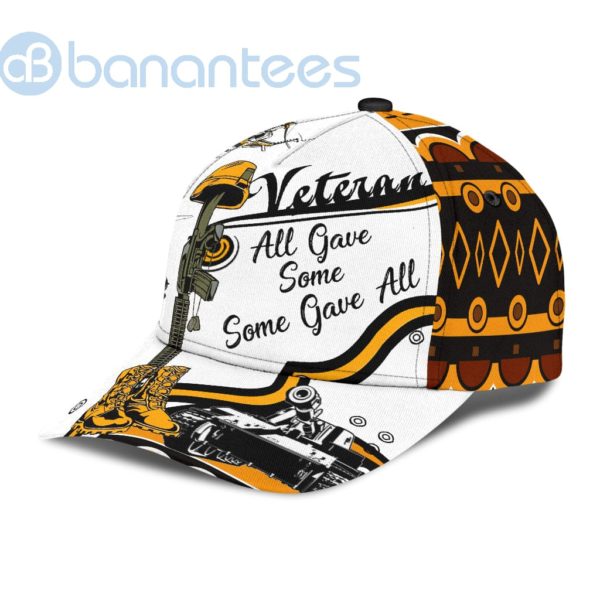 All Gave Some Some Gave All Us Veteran All Over Printed 3D Cap Product Photo