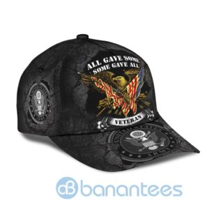 All Gave Some, Some Gave All Veteran Printed All Over Printed 3D Cap Product Photo