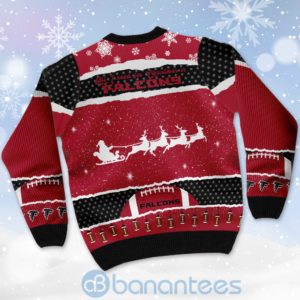 All I Want For Christmas Is Atlanta Falcons Custom Name Number Christmas 3D Sweater Product Photo