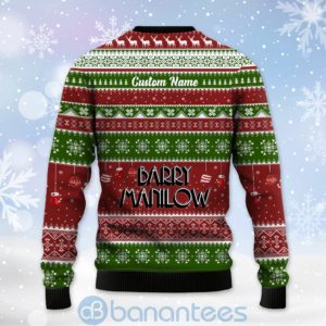 All I Want For Christmas Is Barry Manilow Custom Name Ugly Christmas 3D Sweater Product Photo