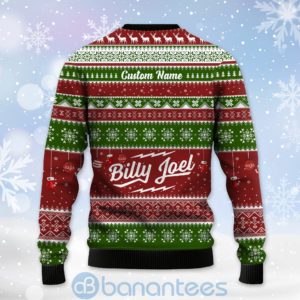 All I Want For Christmas Is Billy Joel Custom Name Ugly Christmas 3D Sweater Product Photo