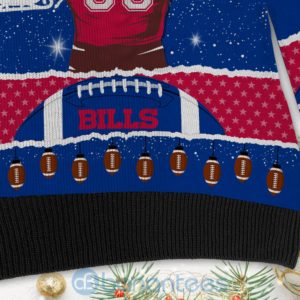 All I Want For Christmas Is Buffalo Bills Custom Name Number Christmas 3D Sweater Product Photo