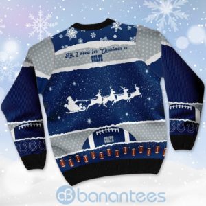 All I Want For Christmas Is Indianapolis Colts Custom Name Number Christmas 3D Sweater Product Photo
