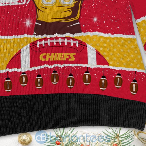 All I Want For Christmas Is Kansas City Chiefs Custom Name Number Christmas 3D Sweater Product Photo