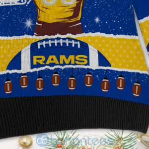 All I Want For Christmas Is Los Angeles Rams Custom Name Number Christmas 3D Sweater Product Photo