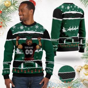 All I Want For Christmas Is New York Jets Custom Name Number Christmas 3D Sweater Product Photo