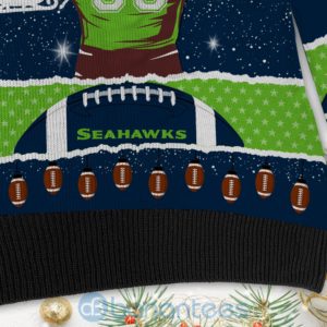 All I Want For Christmas Is Seattle Seahawks Custom Name Number Christmas 3D Sweater Product Photo