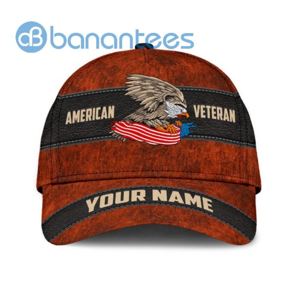 American Veteran All Over Printed 3D Cap Product Photo