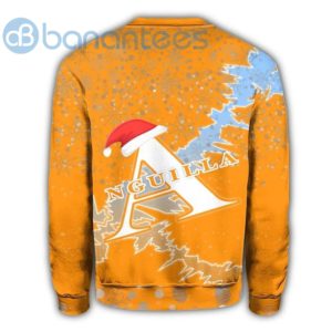Anguilla Christmas Coat Of Arms Orange All Over Printed 3D Sweatshirt Product Photo