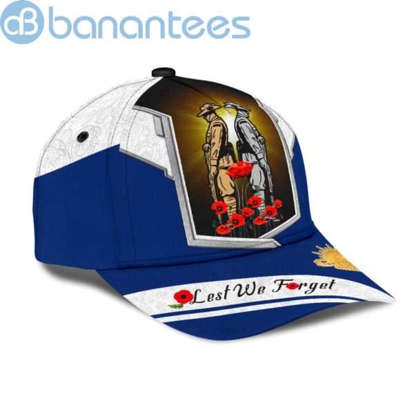 Anzac Australia And New Zealand Poppy Lest We Forget All Over Printed 3D Cap Product Photo