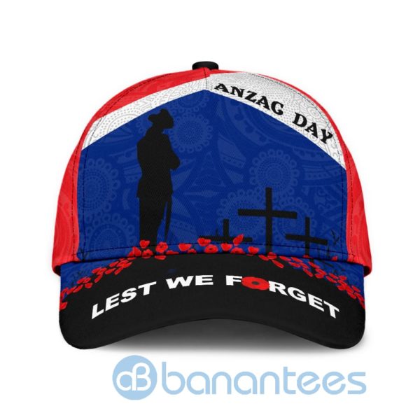 Anzacay Australian And New Zealand Rememberingay All Over Printed 3D Cap Product Photo