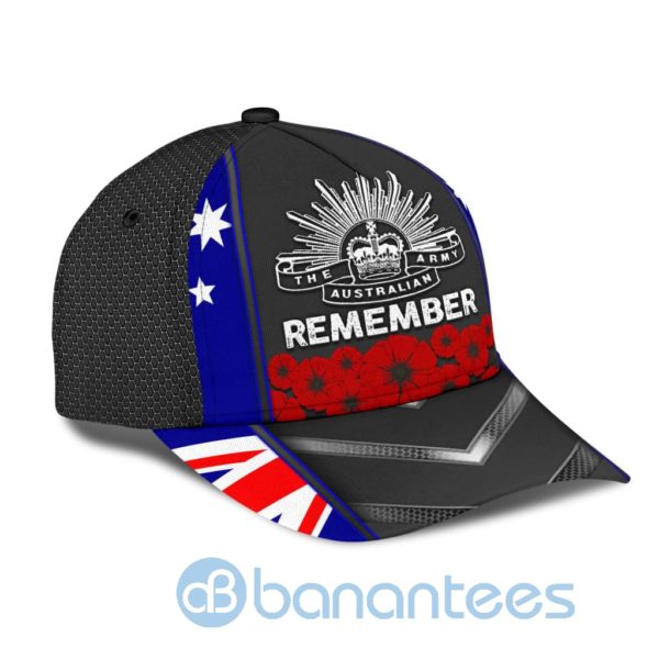 Anzacay Australian Army Remember 3D All Over Printed 3D Cap Product Photo