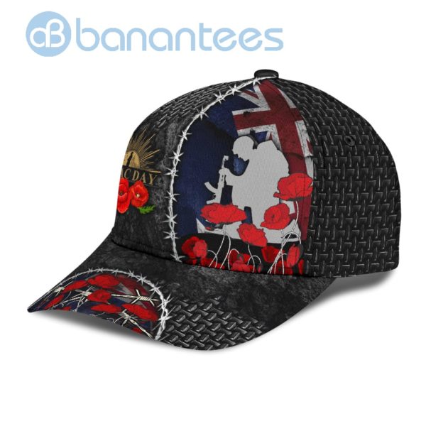 Anzacay Australian Flag 3D All Over Printed 3D Cap Product Photo