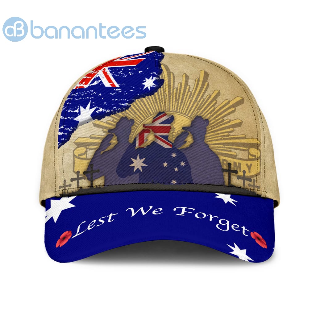 Anzacay Australian Lest We Forget All Over Printed 3D Cap