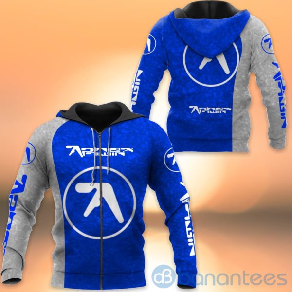Aphex Twin Team Blue And Grey All Over Printed Hoodies Zip Hoodies Product Photo
