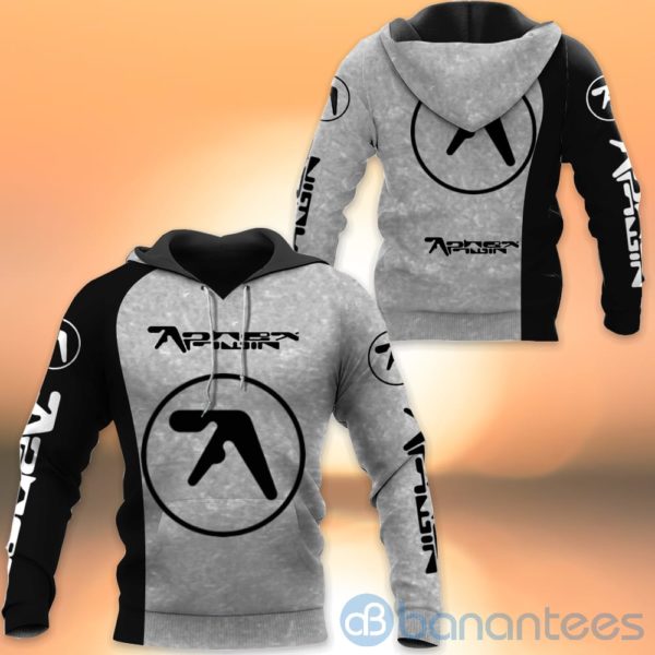 Aphex Twin Team Grey All Over Printed Hoodies Zip Hoodies Product Photo